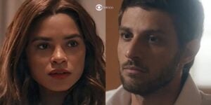 Brisa (Lucy Alves) e Ari (Chay Suede) em Travessia (Foto: Reprodução / Globo)