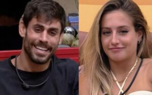 Cara de Sapato e Bruna Griphao no BBB23 (Foto: Reprodução / Globoplay)