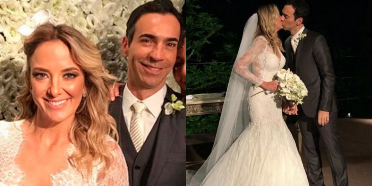 Casamento de César Tralli e Ticiane Pinheiro (Foto: Reprodução/Instagram)