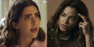 Chiara e Brisa em cenas de Travessia (Foto: Reprodução / Globo / Montagem TV Foco)