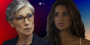 Travessia: Cidália vai transformar a vida de Brisa (Foto: Reprodução / Globo / Montagem TV Foco)