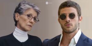 Cidália e Ari em Travessia (Foto: Reprodução / Globo / Montagem TV Foco)