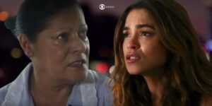 Creusa e Brisa em cenas de Travessia (Foto: Reprodução / Globo / Montagem TV Foco)