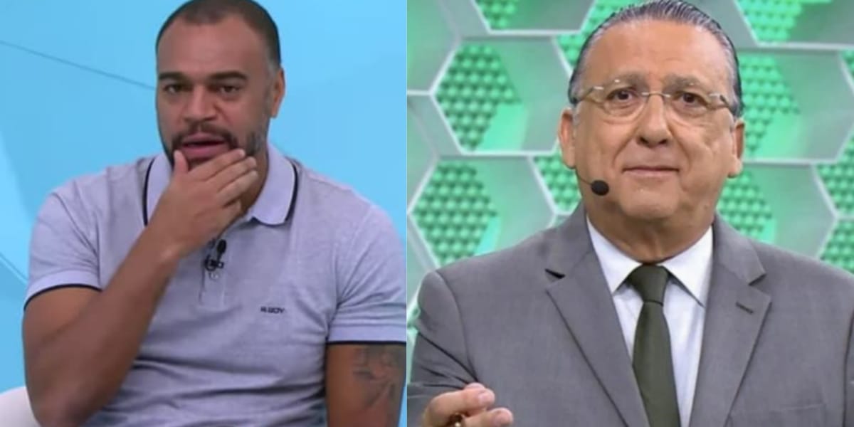 Denílson e Galvão Bueno foram sondados pela Cazé TV (Reprodução: Montagem TV Foco)