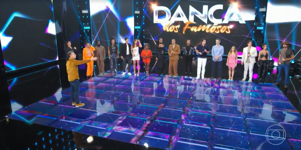 Luciano Huck apresentou o elenco da Dança dos Famosos (Foto: Reprodução/ Globo)