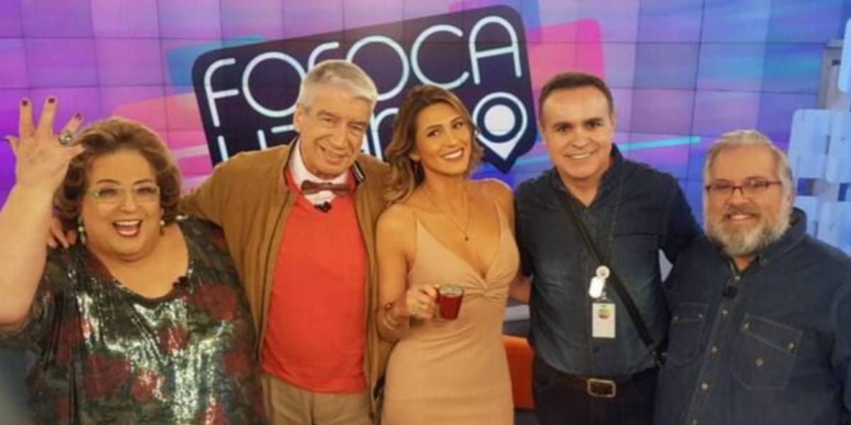 Elenco antigo do Fofocalizando (Reprodução: SBT)