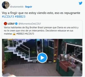 Internautas criticaram atitude de Fred e Marvvila no BBB23 (Foto: Reprodução / Twitter)