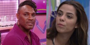 Fred Nicácio e Key Alves que ainda segue no BBB23 (Foto: Reprodução / Globoplay)