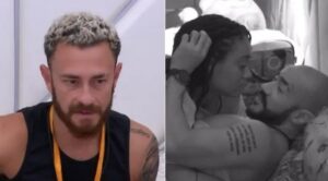 Fred tem reação chocante ao descobrir beijo entre Sarah e Ricardo no BBB23 (Foto: Reprodução / Globoplay)