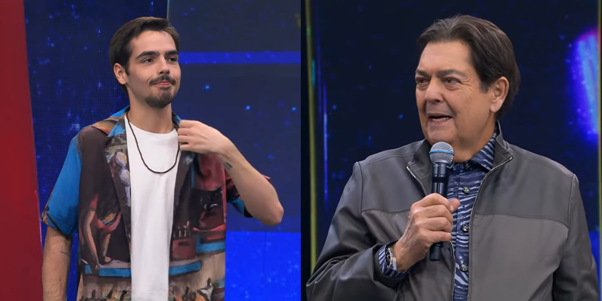 Esse famoso revelou segredo de João Silva, filho de Faustão, a todo o Brasil e viu apresentador rebater- Foto: Reprodução/Band