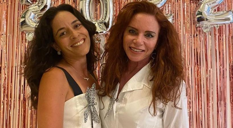 Leilane Neubarth ao lado da namorada Gaia Maria (Foto: Instagram) 