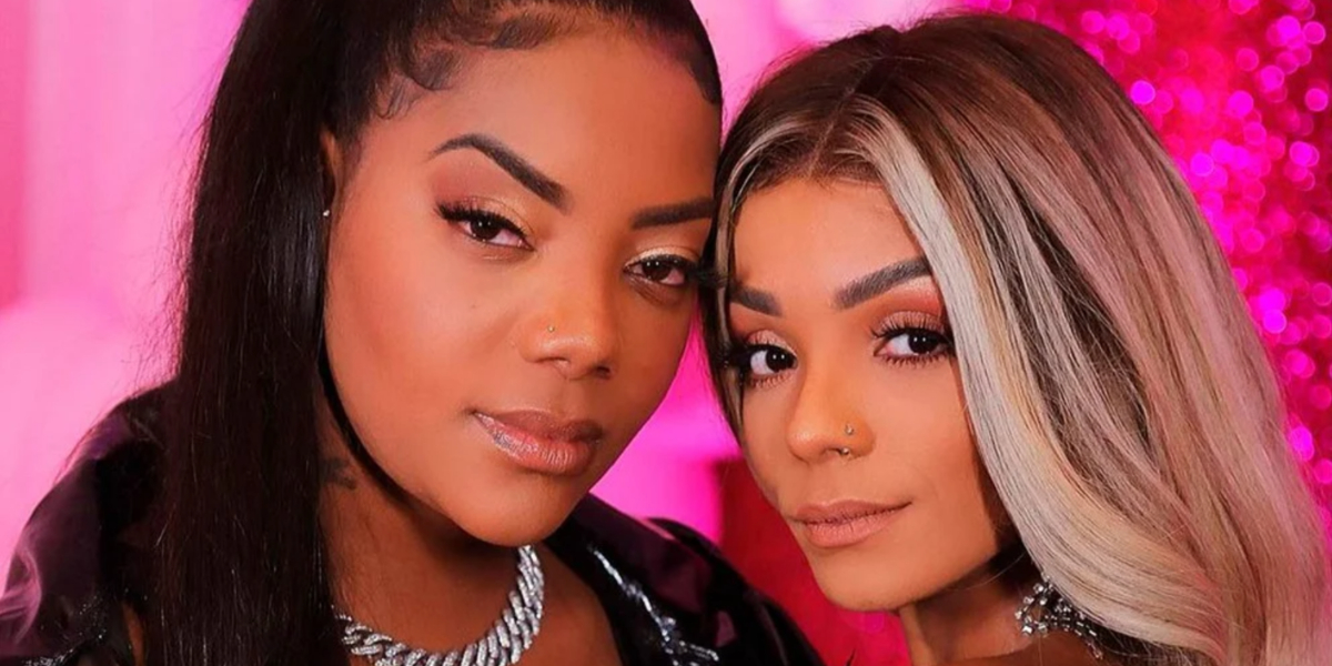 Ludmilla e Brunna Gonçalves, sua esposa. (Foto: Reprodução / Internet)