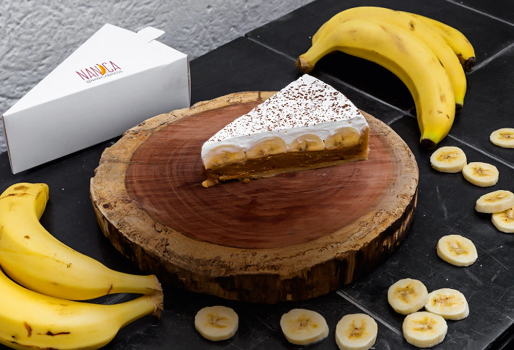 Banoffe são deliciosas fatias de uma espécie de torta à base de bananas (Foto Reprodução/Internet)