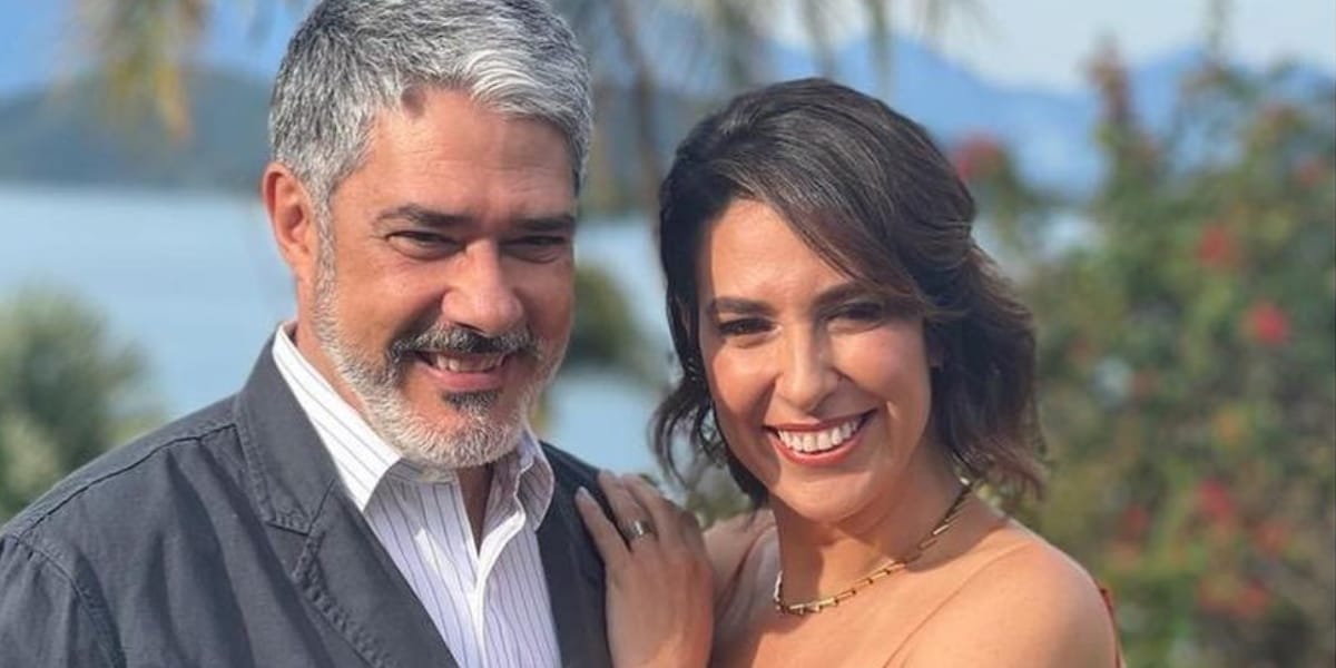 Natasha Dantas e William Bonner (Reprodução: Instagram)