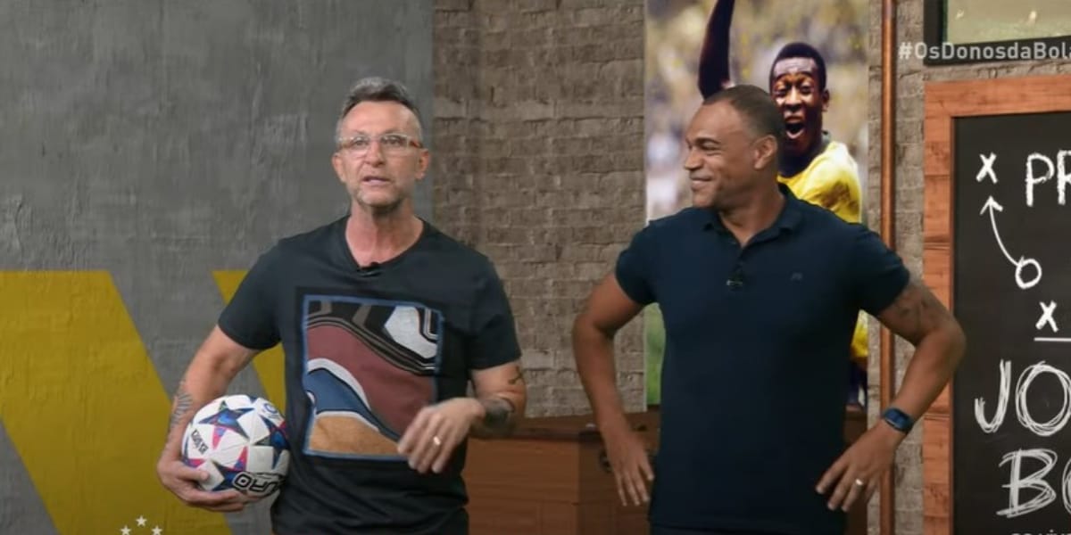 Neto e Denílson vão comandar a transmissão do jogo do Brasil contra o Marrocos (Reprodução: Band)