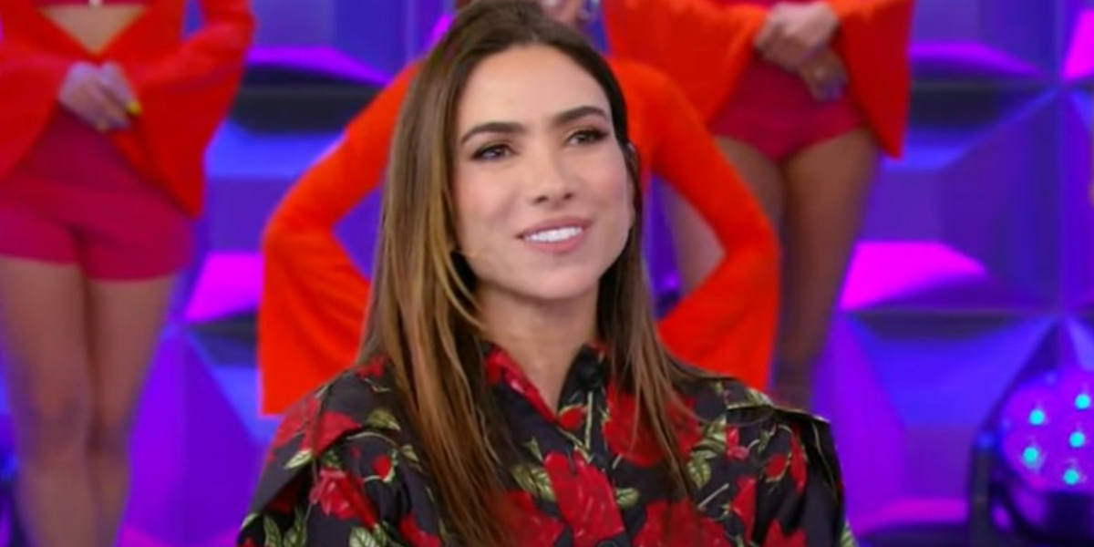 Patrícia Abravanel causa graça no Programa Silvio Santos (Foto: Reprodução)