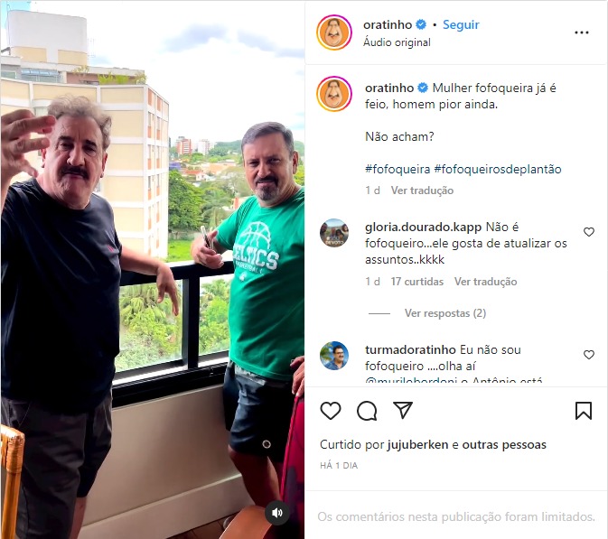 Ratinho divulga vídeo de homem fofocando e detona situação - Foto: Reprodução/Instagram