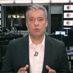 Roberto Kovalick na redação da Globo (Reprodução: Globo)