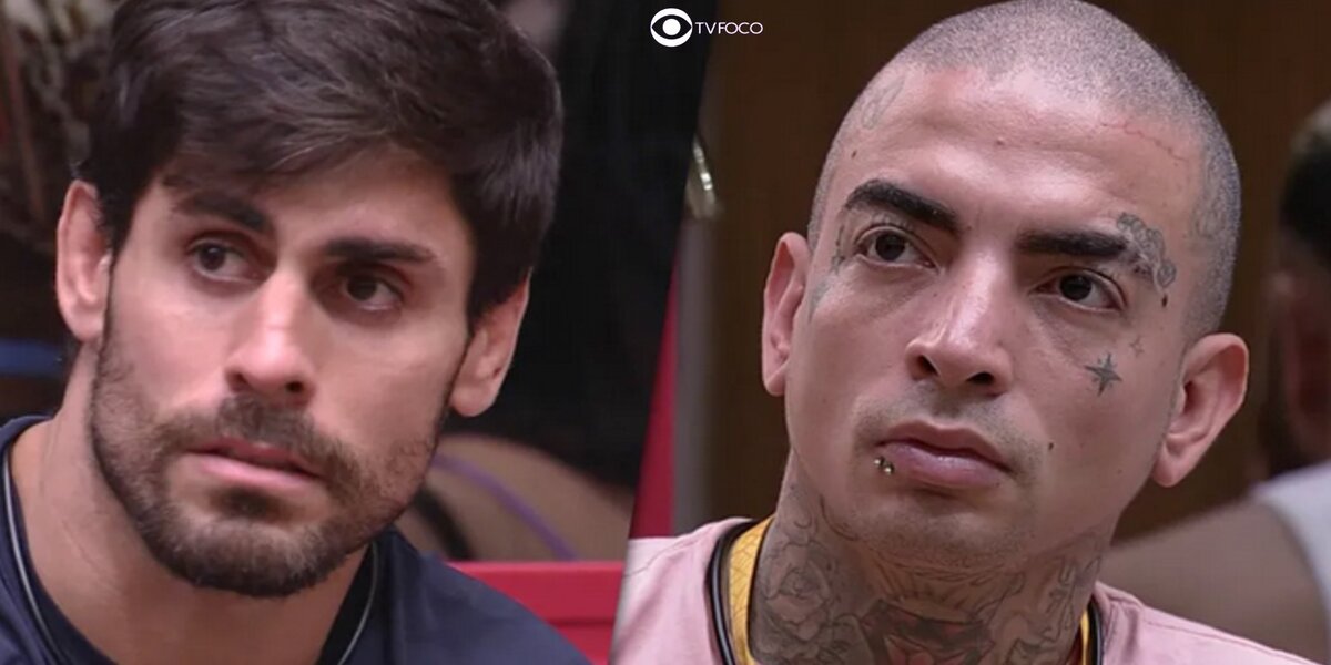 Cara de Sapato e MC Guimê são expulsos do BBB23 (Foto: Reprodução / Globoplay)