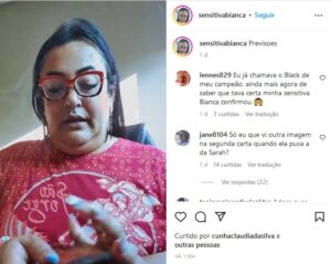 Sensitiva Bianca Godói fez previsão sobre finalistas do BBB23 (Foto: Reprodução / Instagram)