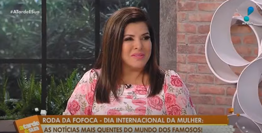 Mara Maravilha esteve no programa de Sonia Abrão (Foto: Reprodução)