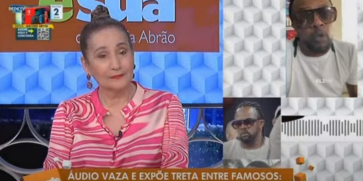 Sonia Abrão mostrou desentendimento entre Xande de Pilares e Dudu Nobre (Foto: Reprodução/RedeTV!)