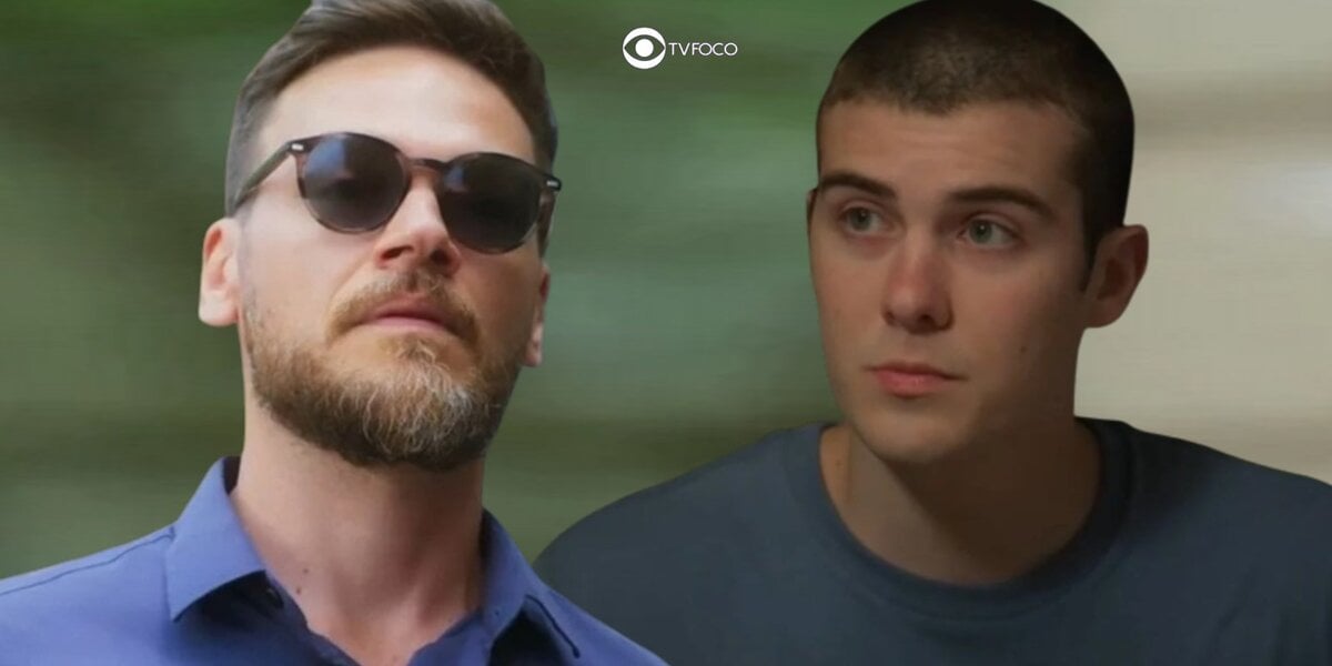 Na novela o Rafael ( filho do Theo),sabe de todas as falcatruas que o