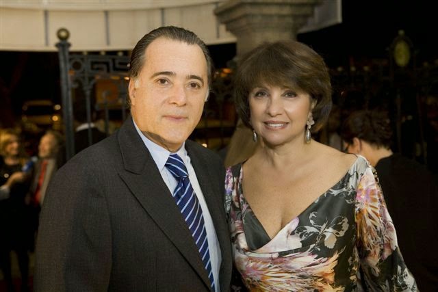 Tony Ramos com a esposa Lidiane (Foto Reprodução/Internet)