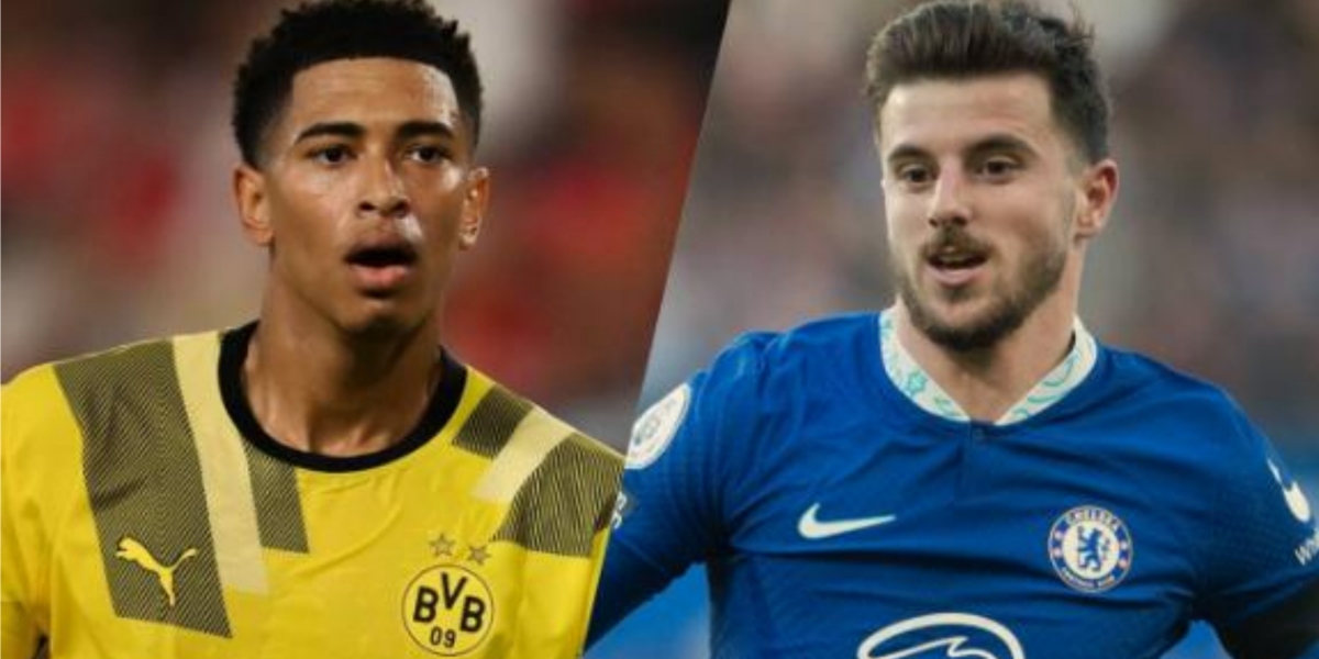 Chelsea e Borussia Dortmund disputam pela UEFA Champions League (Foto: Reprodução/ESPN Brasil)