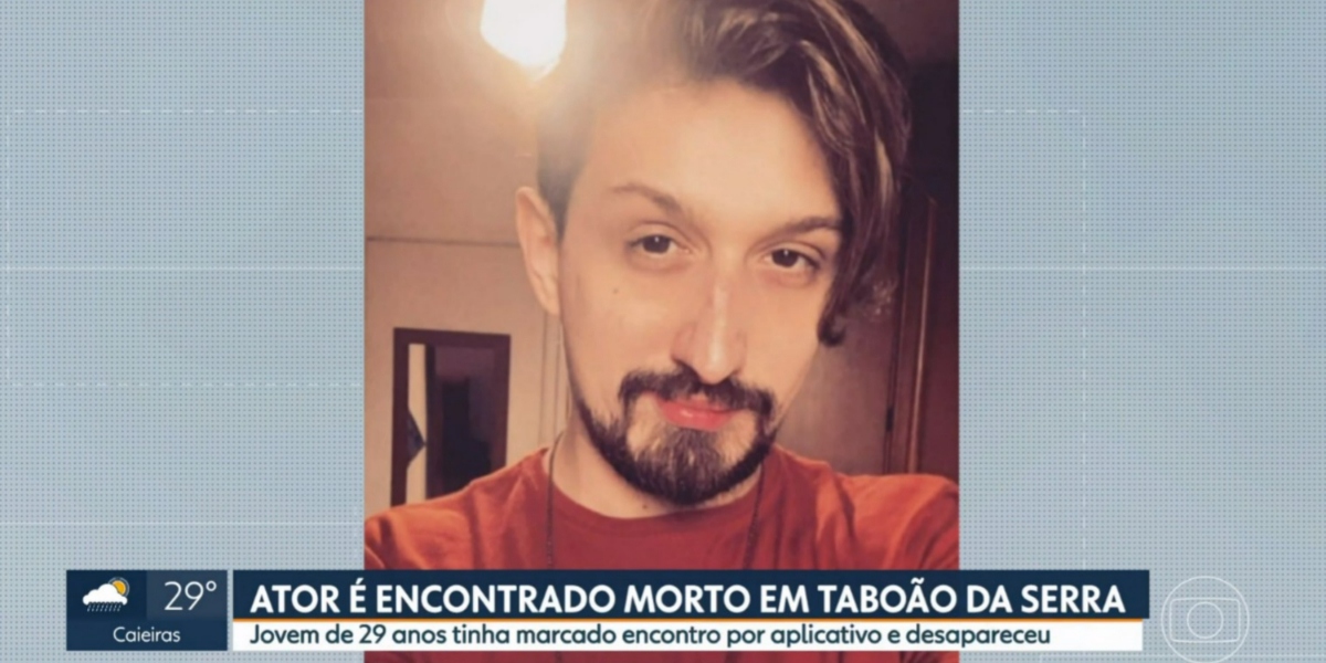 Yago França morreu após encontro por aplicativo (Foto: Reprodução/TV Globo)