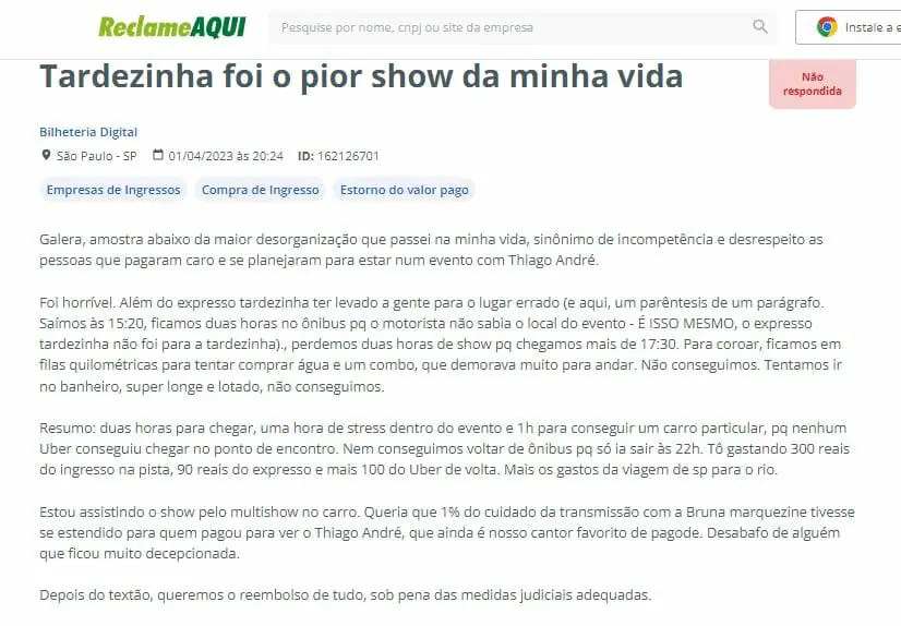 Após show com milhares de pessoas, o cantor se depara com péssima notícia e relato absurdo ao seu respeito - Foto Reprodução Internet