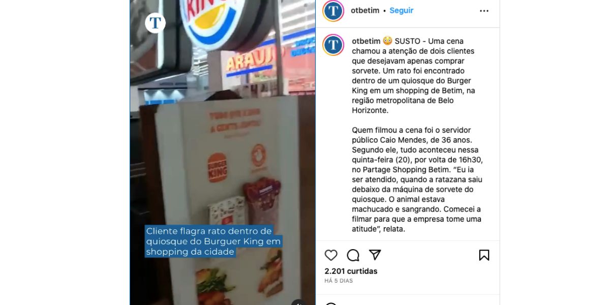 Burger King (Foto: Reprodução / Instagram)