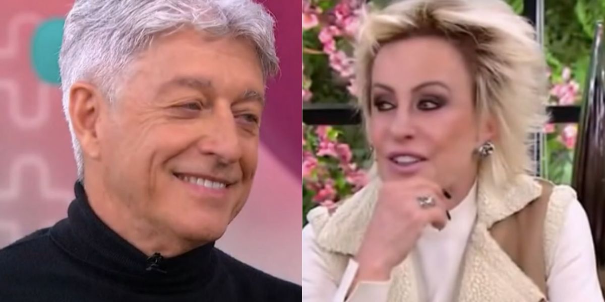 Caco Barcellos e Ana Maria no Mais Você (Fotos: Reproduções / Globo)