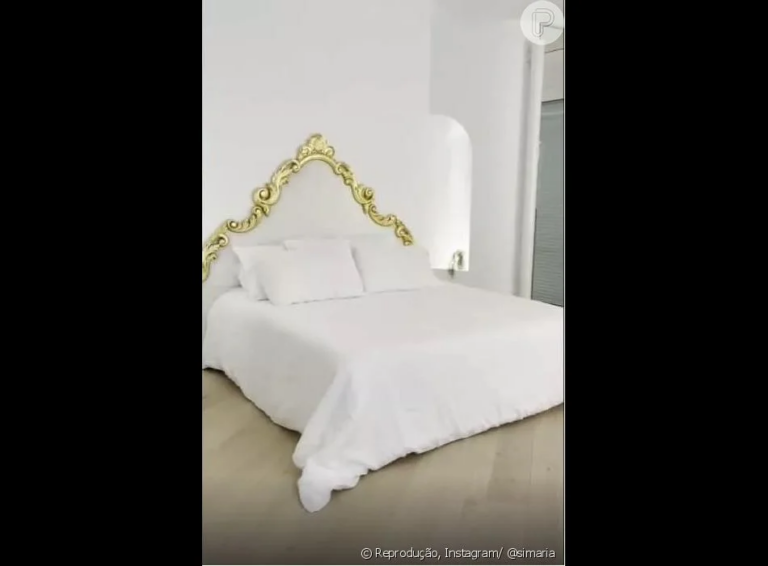 Cama gigante da mansão de Simaria, de R$ 2,9 milhões em São Paulo - Foto Reprodução Internet