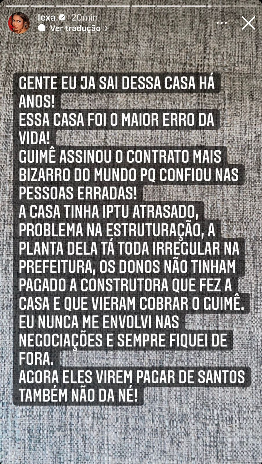 Cantora se pronuncia sobre escândalo envolvendo o seu nome - Foto Reprodução Instagram