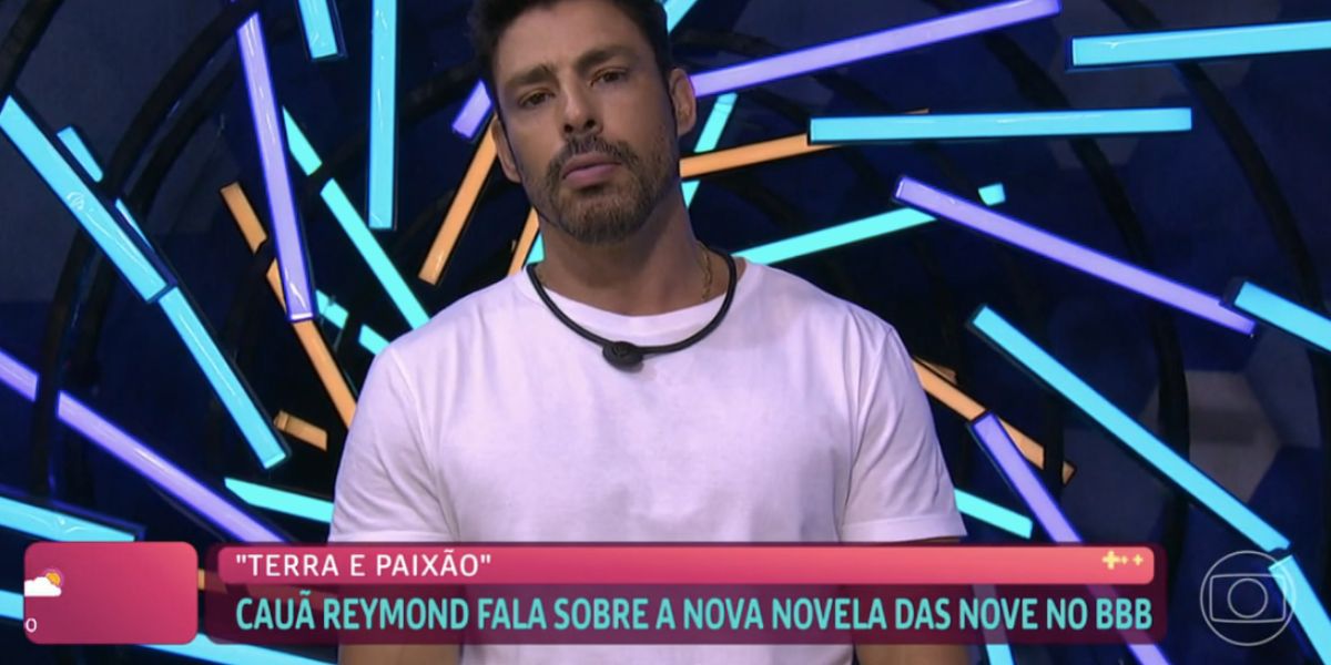 Cauã Reymond no BBB23 (Foto: Reprodução / Globo)