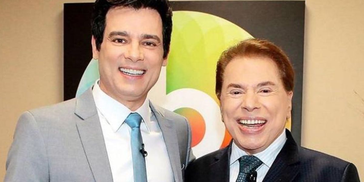 Celso Portiolli e Silvio Santos (Reprodução/Internet)