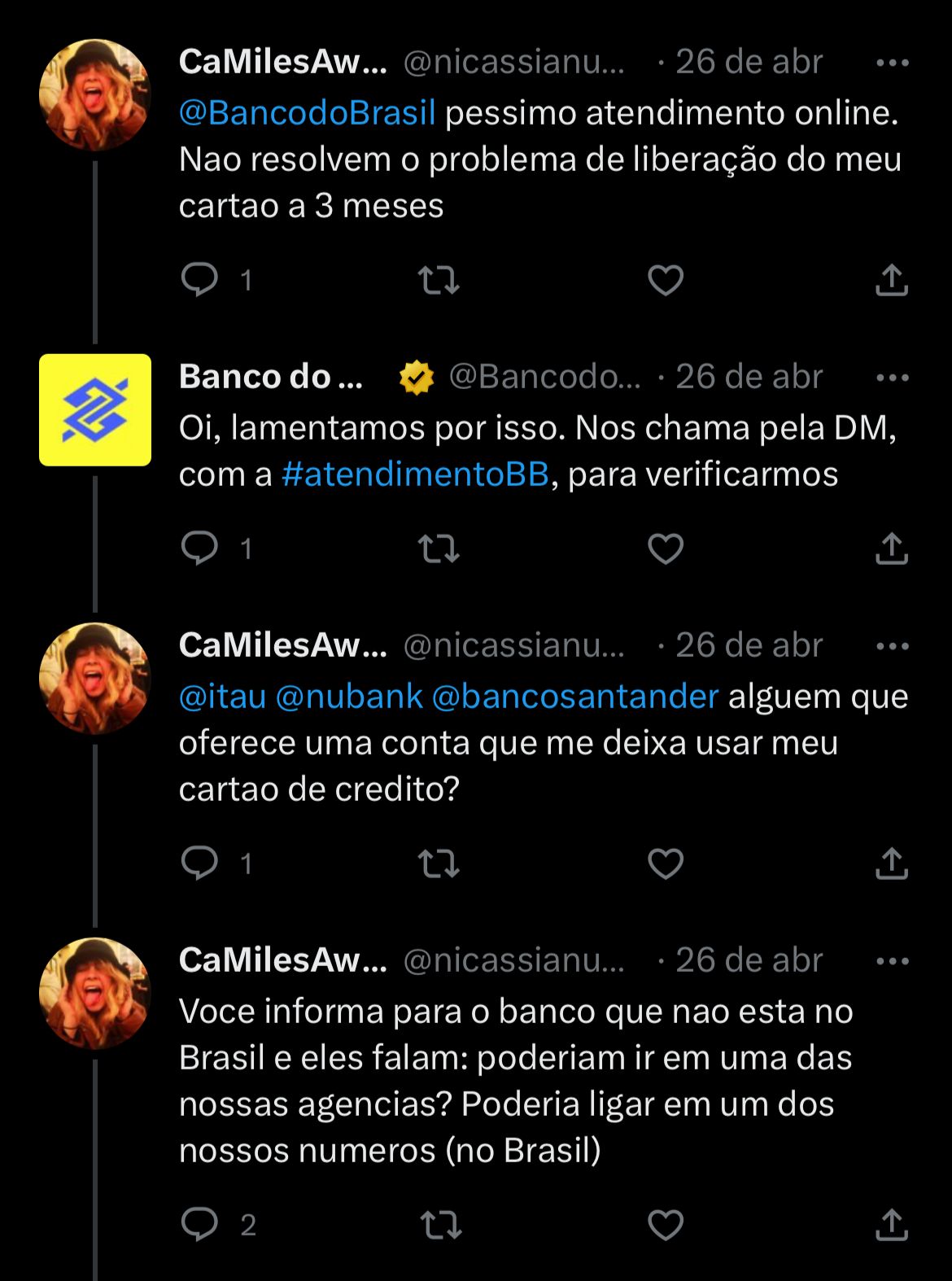 Clientes do Banco do Brasil estão enfurecidos com situação da empresa nesta sexta-feira (28) - Foto Reprodução Twitter