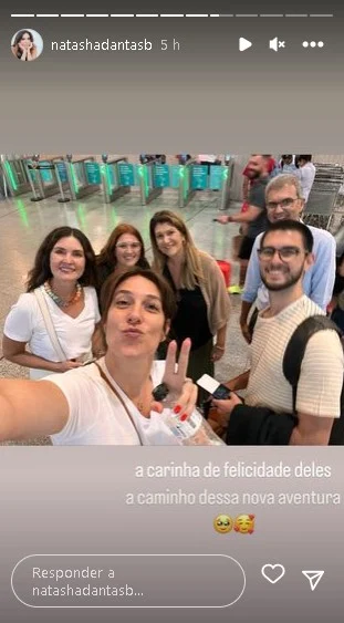 Esposa de William Bonner, Natasha Dantas, surgiu ao lado de Fátima Bernardes em aeroporto - Foto Reprodução Instagram