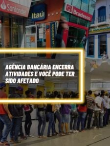 Essa é a agência bancária que está encerrando as atividades (Foto - Reprodução Internet).