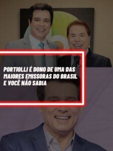 Essa é a emissora de Celso Portiolli, considerada uma das maiores do Brasil (Foto - Montagem TV Foco).