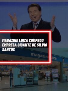 Essa é a empresa gigantesca de Silvio Santos que foi comprada pela Magazine Luiza (Foto - Montagem TV Foco)