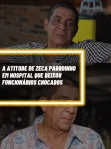 Essa foi a atitude de Zeca Pagodinho que chocou os funcionários do hospital (Foto - Reprodução Internet).