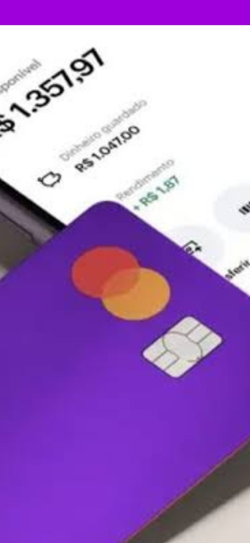 Nubank e Uber oferecem NuPay para pagamento em 1 clique