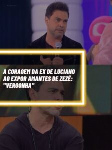 Essa foi a revelação da ex de Luciano Camargo sobre as traições de Zezé (Foto - Reprodução Internet).