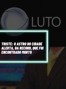 Esse é o astro do Cidade Alerta, da Record, que foi encontrado morto em sua casa  (Foto - Reprodução Internet).