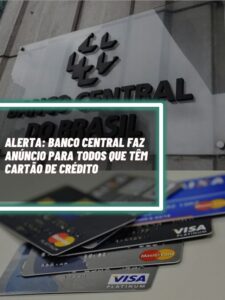 Esse foi o alerta emitido pelo Banco Central para quem tem cartão de crédito (Foto - Reprodução Internet).