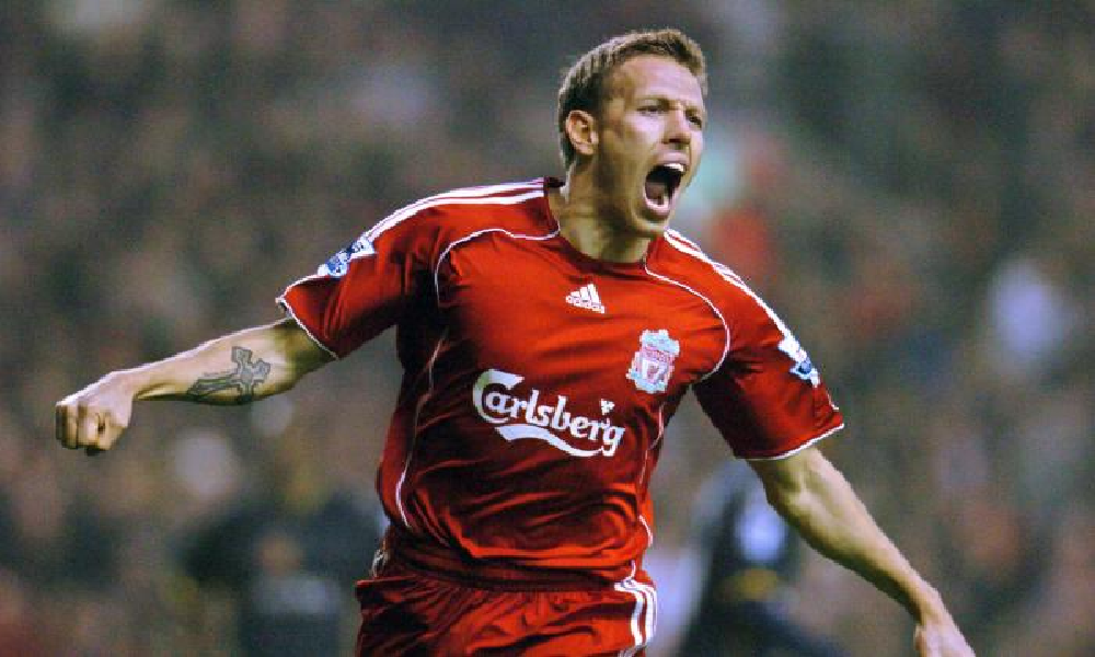 Craig Bellamy quando ainda jogava no Liverpool (Foto: Reprodução/ Internet)