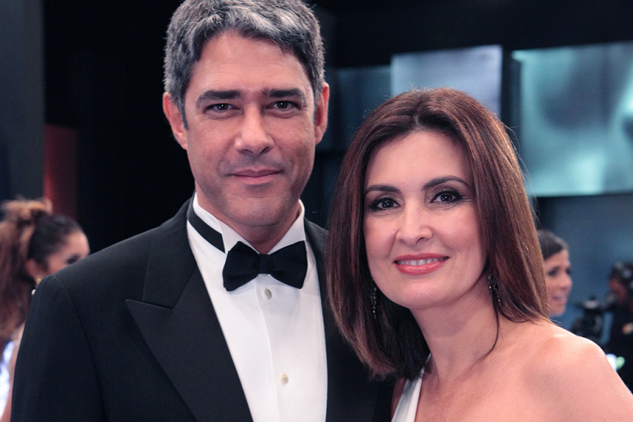 William Bonner e Fátima Bernardes quando eram casados (Foto: Reprodução/ Internet)