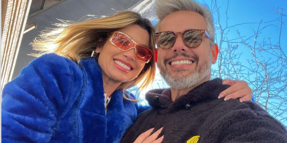 Flávia Alessandra e Otaviano Costa em suas redes sociais (Reprodução: Instagram)